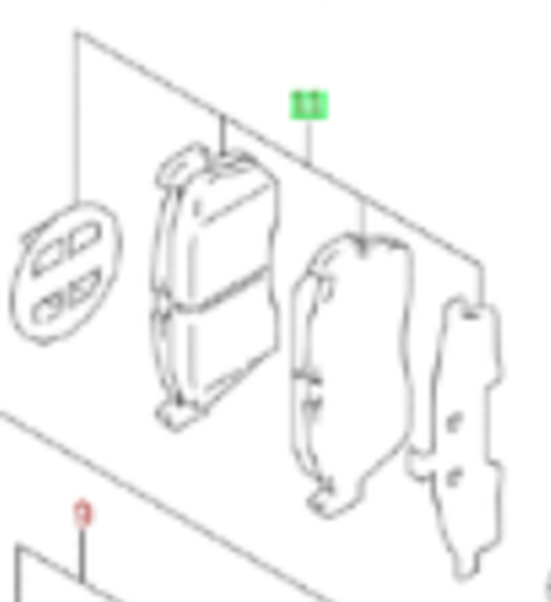 Ignis Sport Front Brake Pad Set